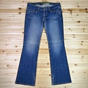 Anchor Blue Jeans Womens 11 Daisy Boot Cut Low Rise Denim Blue Jeans